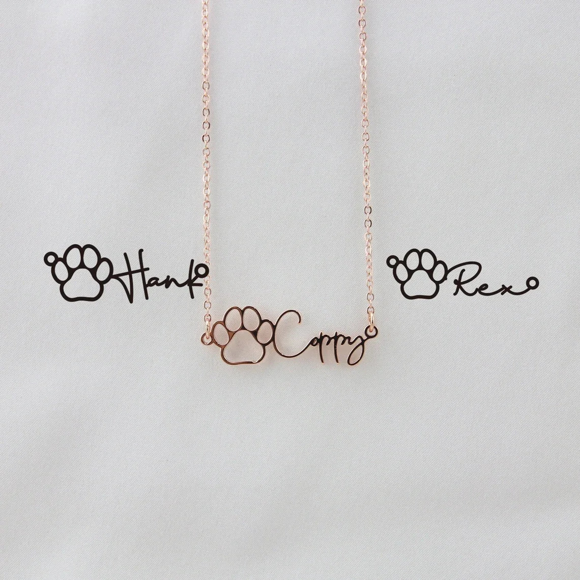 Personalized Dog Memorial Necklace