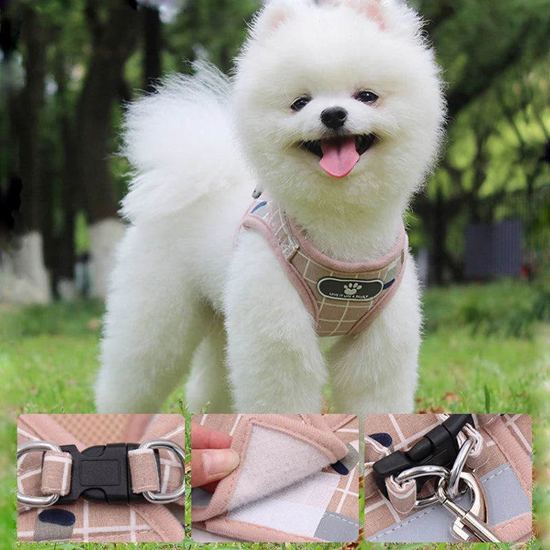 Mesh Harness For Small Dogs