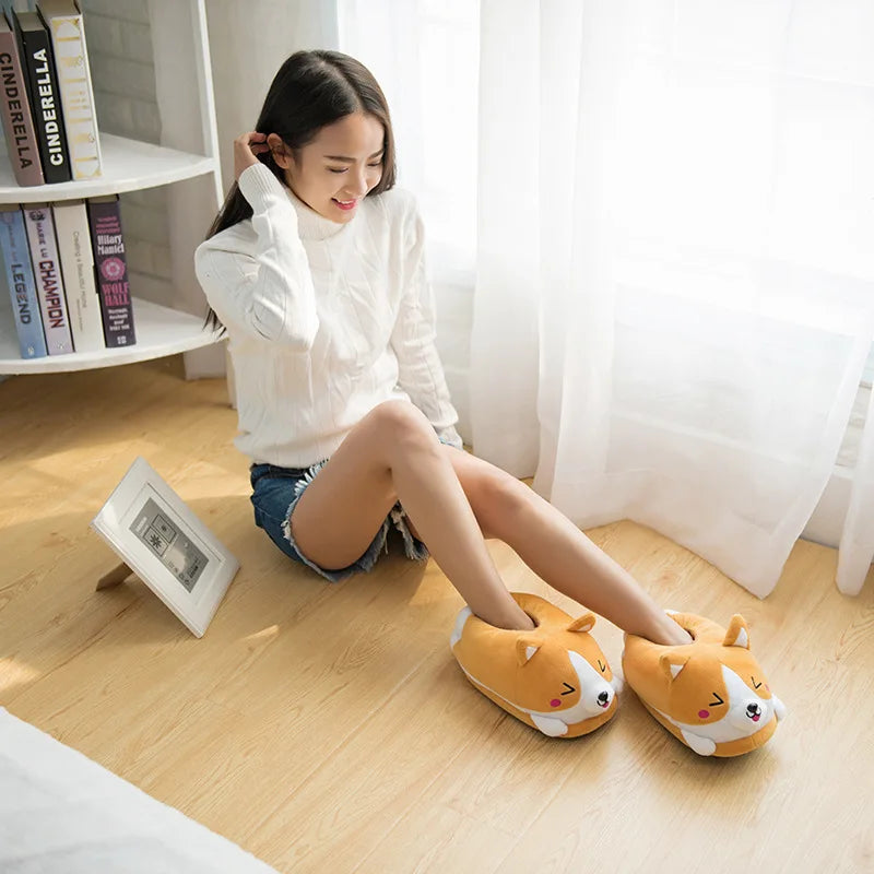 Corgi Dog Slippers