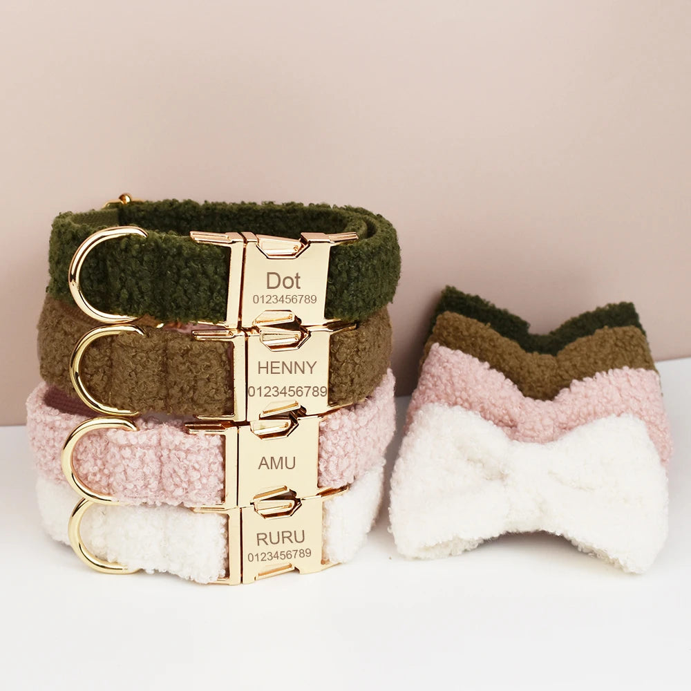 Pink Personalized Dog Collar – DogLooksGood© - Main Image