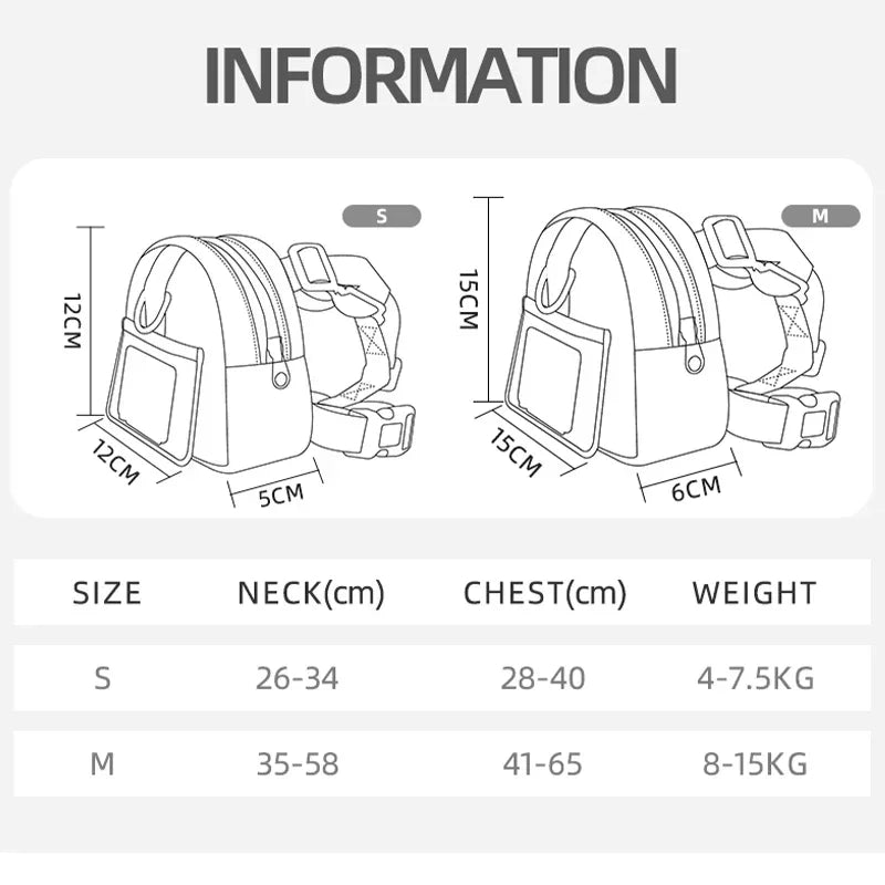 Dog Backpack Harness