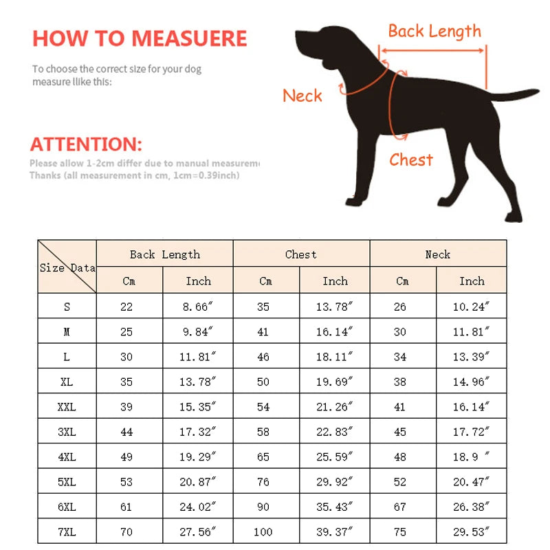 Dog Jacket Waterproof