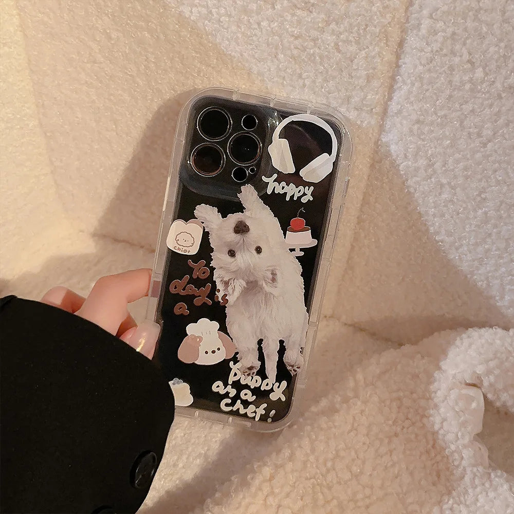 Dog Clear iPhone Case