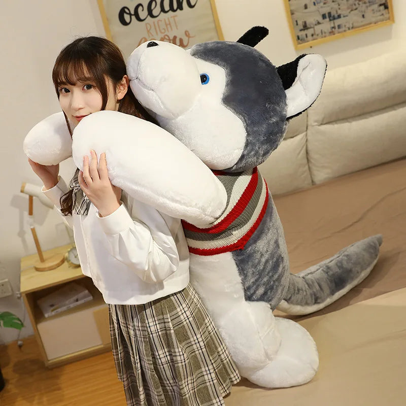Large Husky Plush Toy