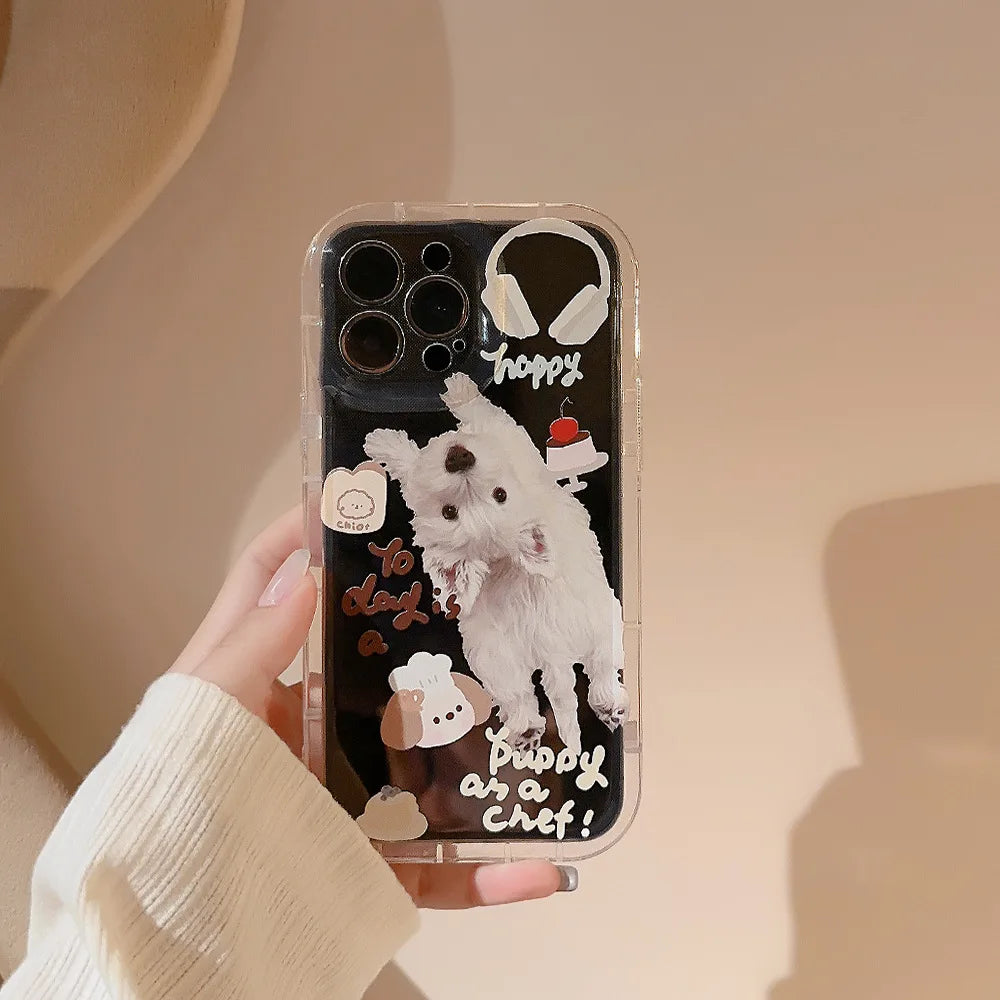 Dog Clear iPhone Case