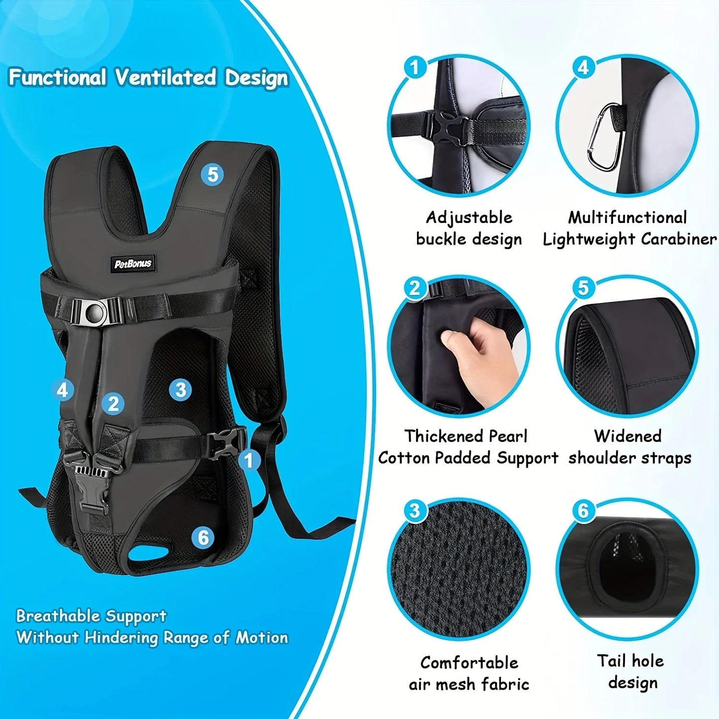 Dog Backpack Carrier