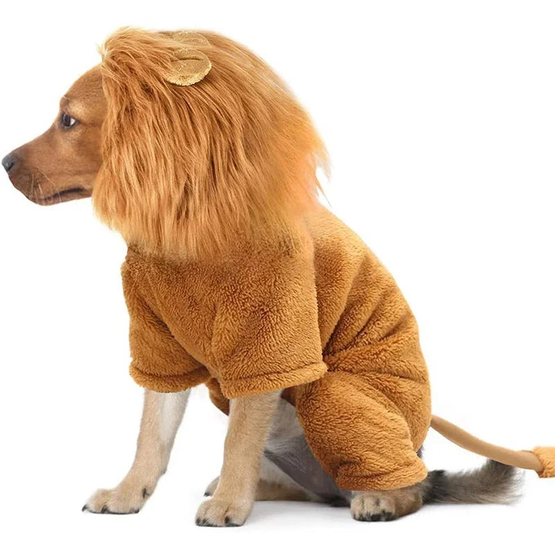 Dog Halloween Costumes Lion