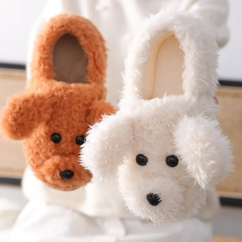 Fluffy Dog Slippers