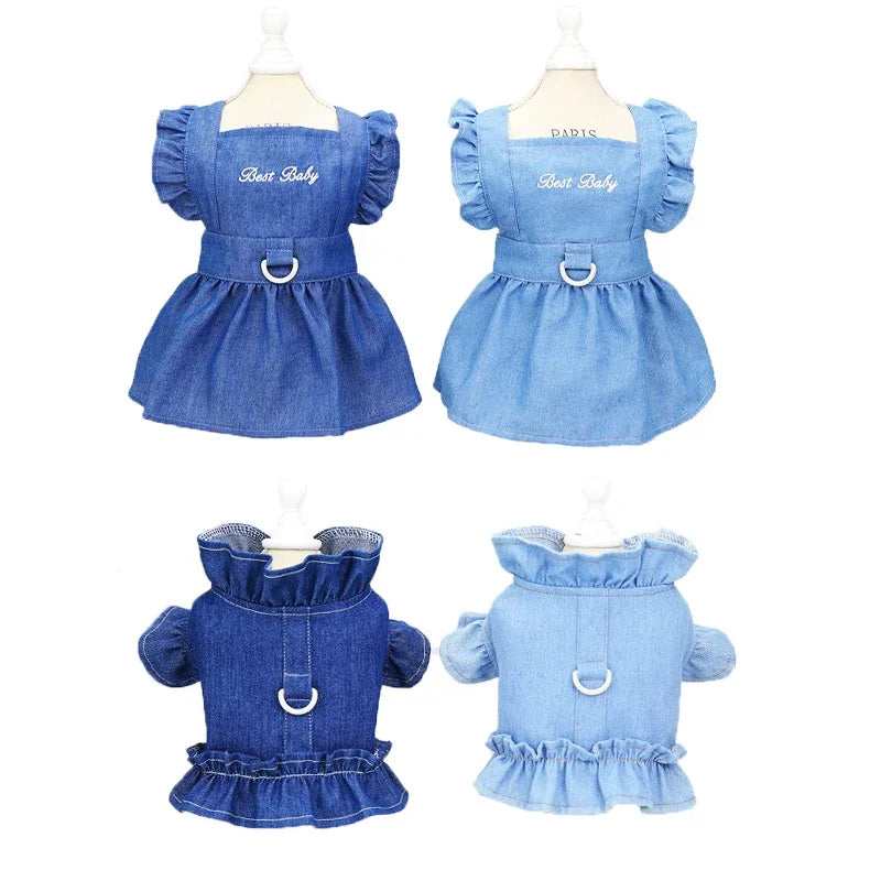 Blue Dog Dress