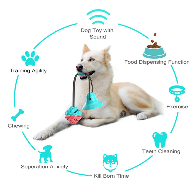 Interactive Dog Treat Leaking Toy