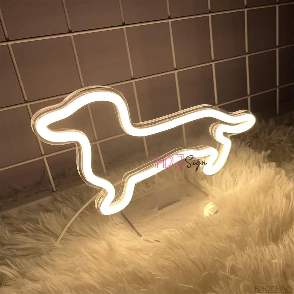 Dog Neon Sign