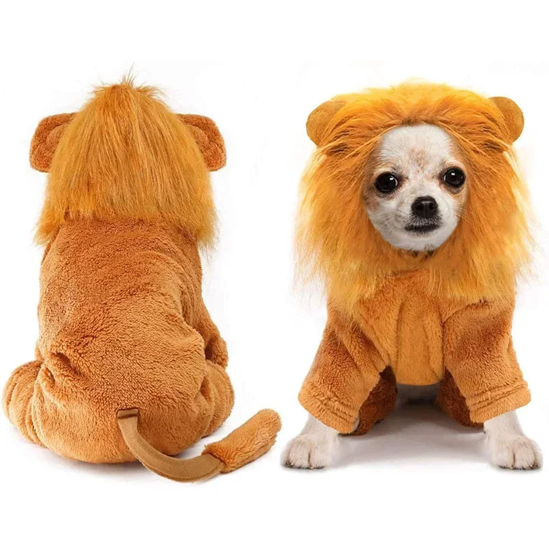 Dog Halloween Costumes Lion