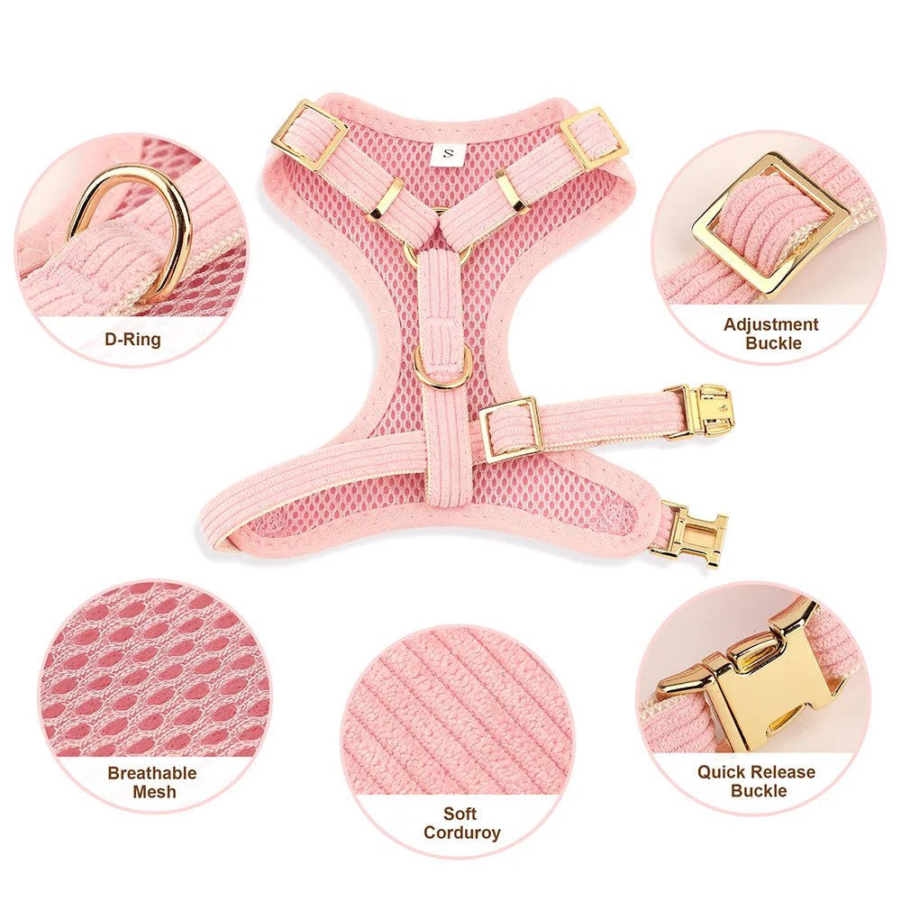 Pink Harness For Small Dogs