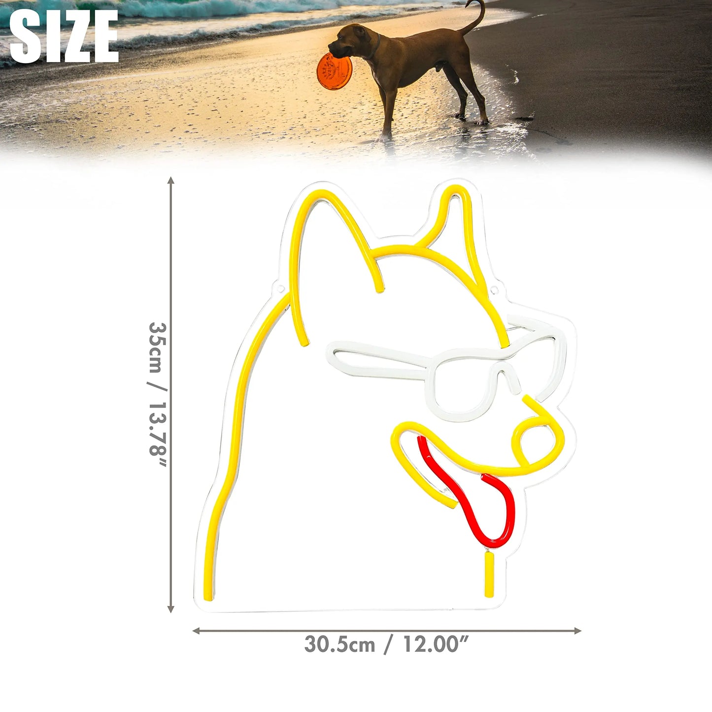 Dog Neon Sign For Wall Decor