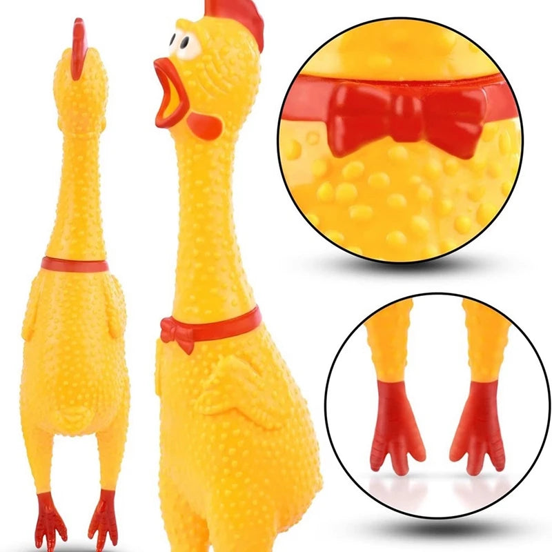 Dog Toys Screaming Chicken Squeeze Sound