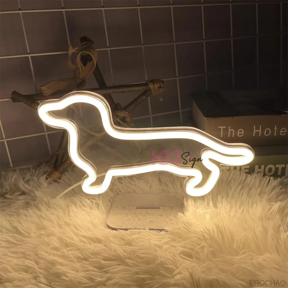 Dog Neon Sign