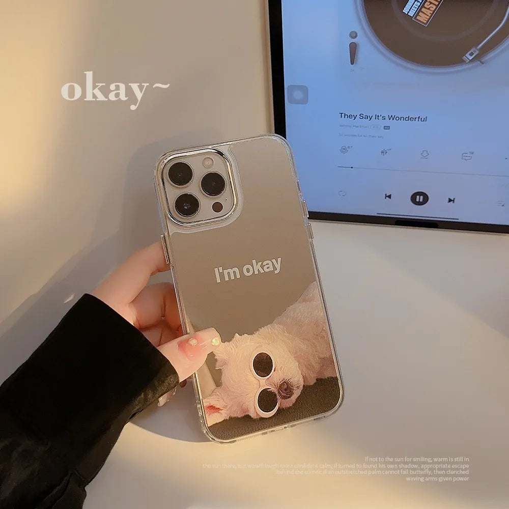 Dog Mirror iPhone Case