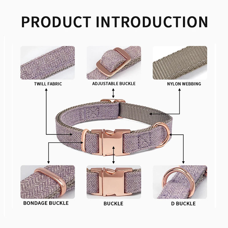 Metal Buckle Dog Collar