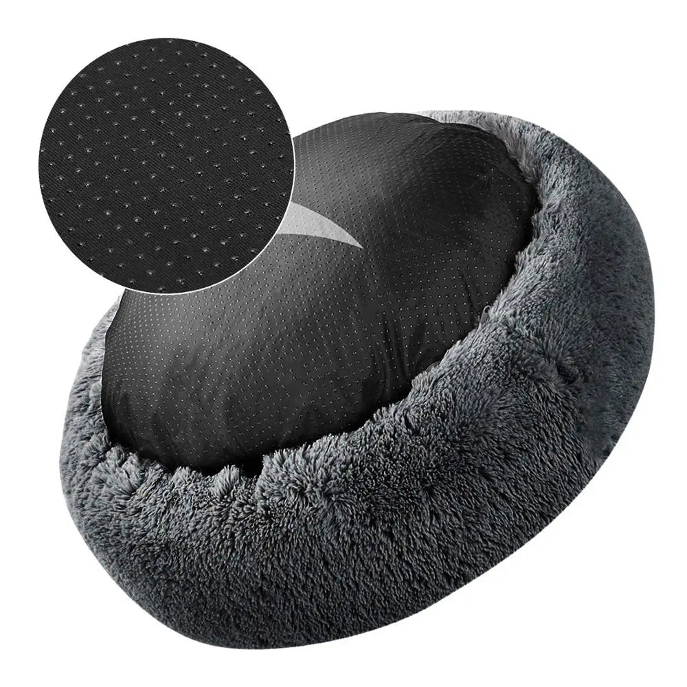 Fluffy Donut Dog Bed