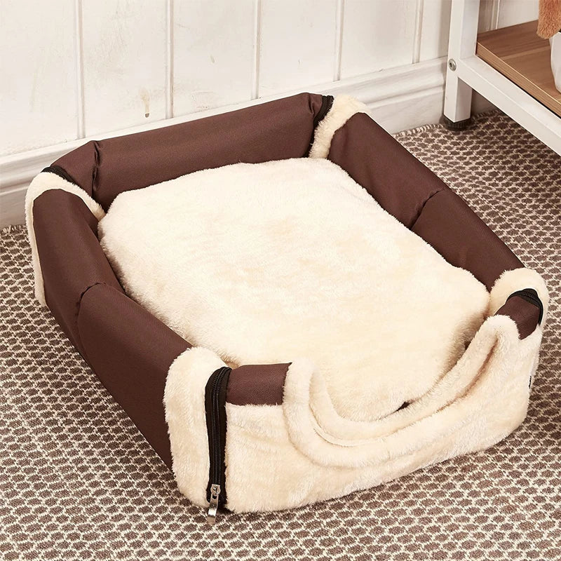 Foldable Indoor Dog House Bed