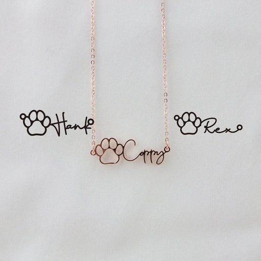 Personalized Dog Memorial Necklace
