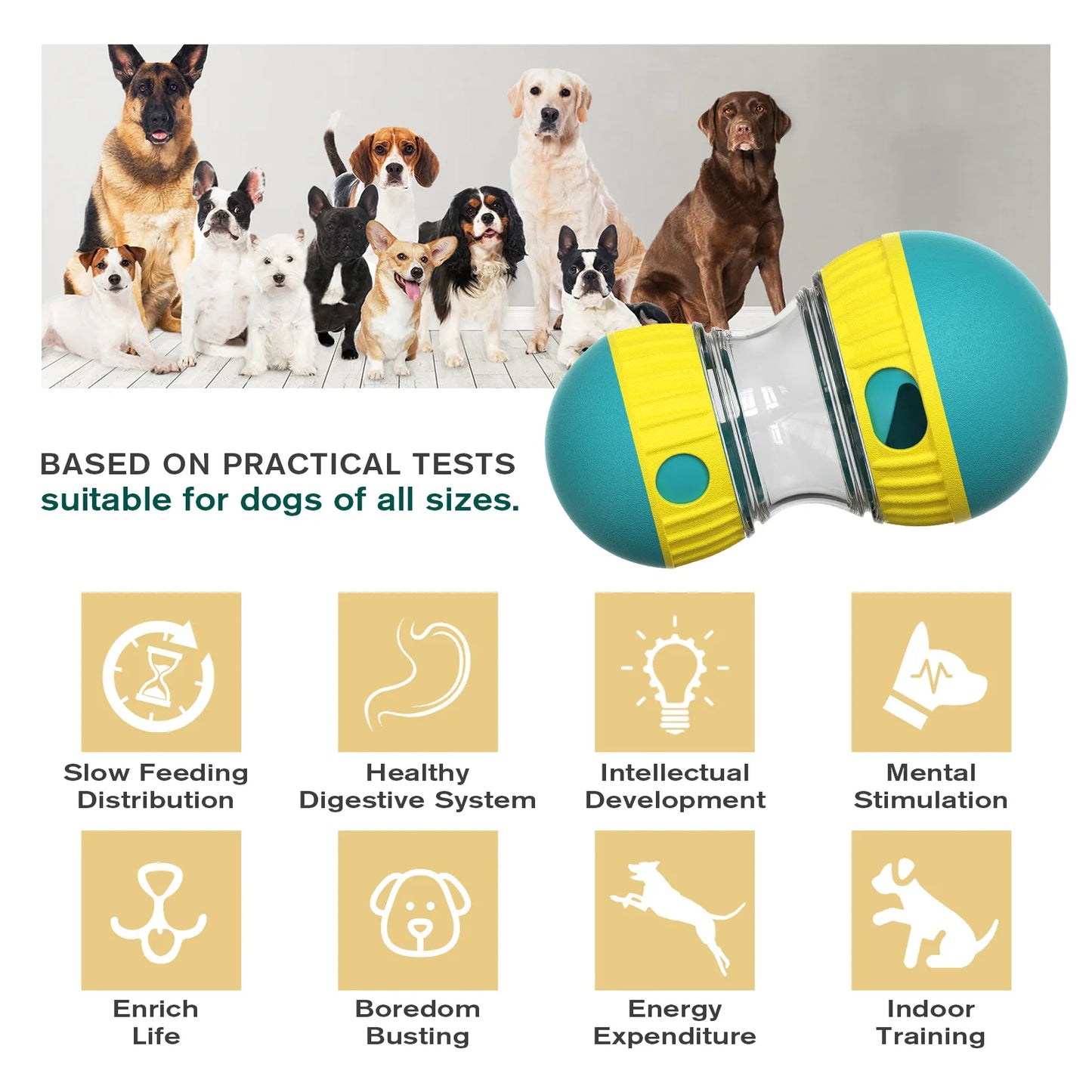 Dog Food Dispensing Toy