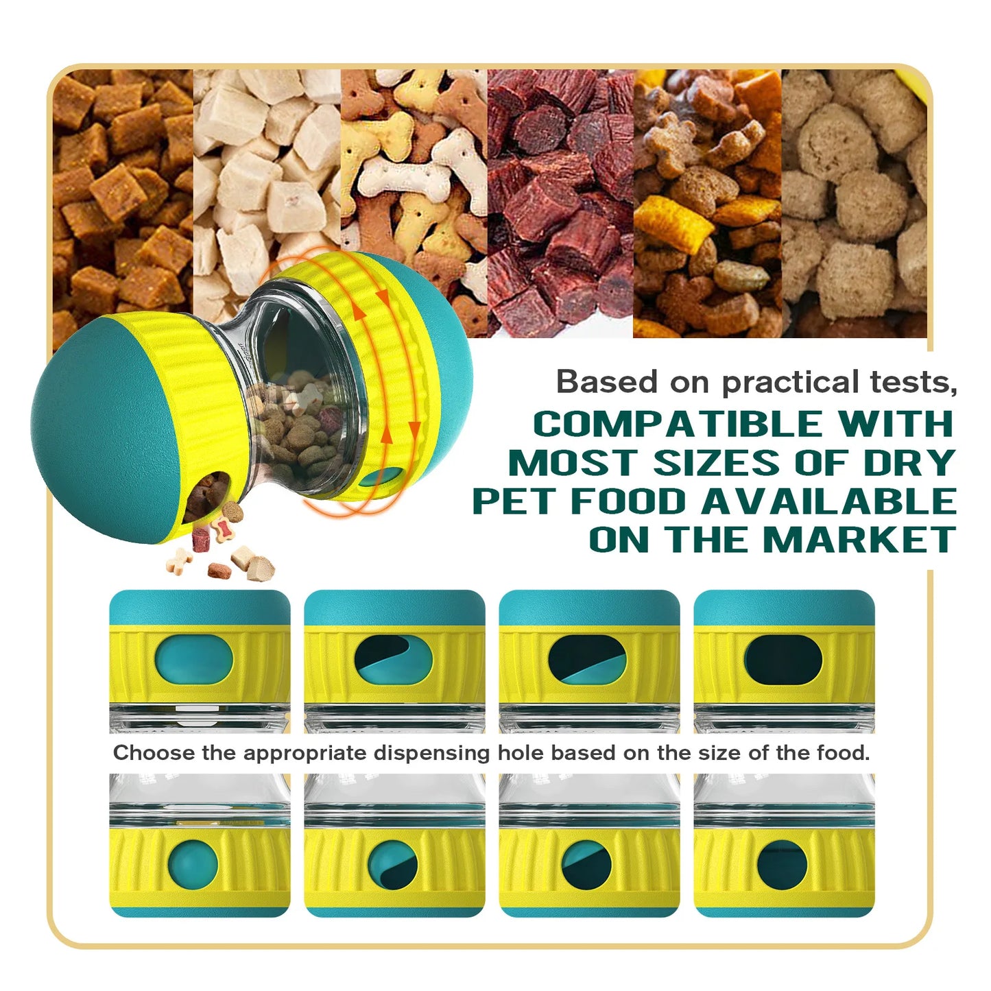 Dog Food Dispensing Toy
