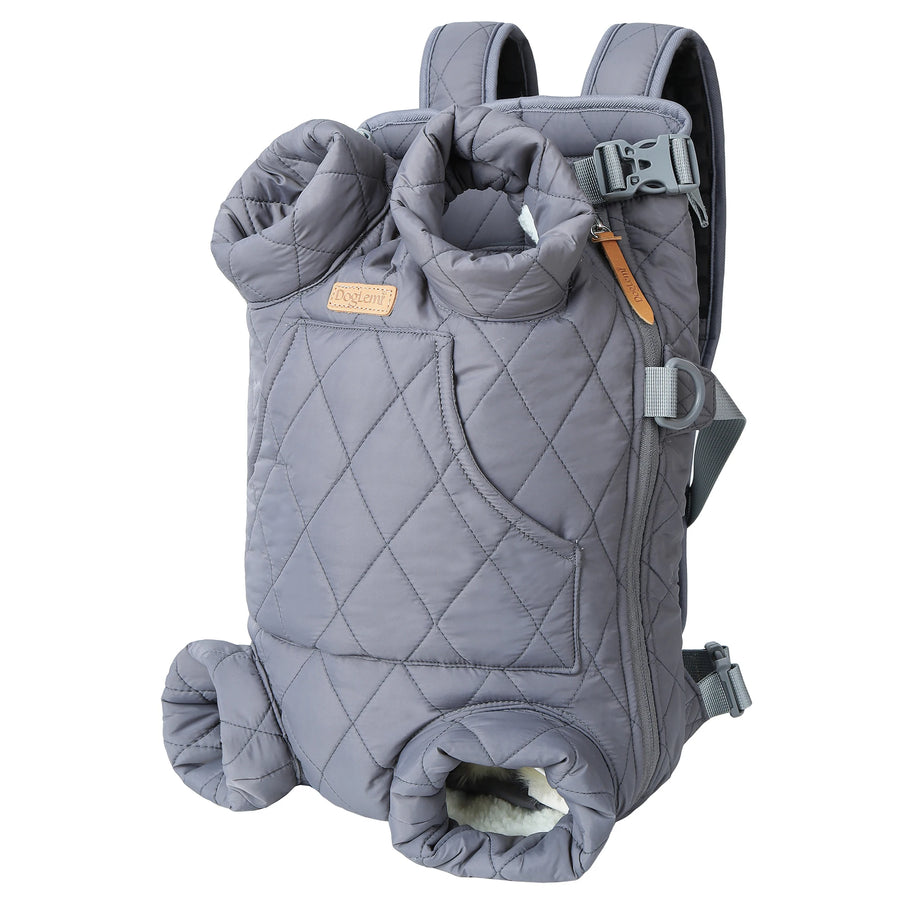 LIGHT: Made from soft and lightweight nylon quilted fabric, the backpack is easy to carry and clean.