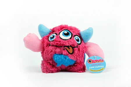 Dog Squeaky Toy Sound in Pink Monster