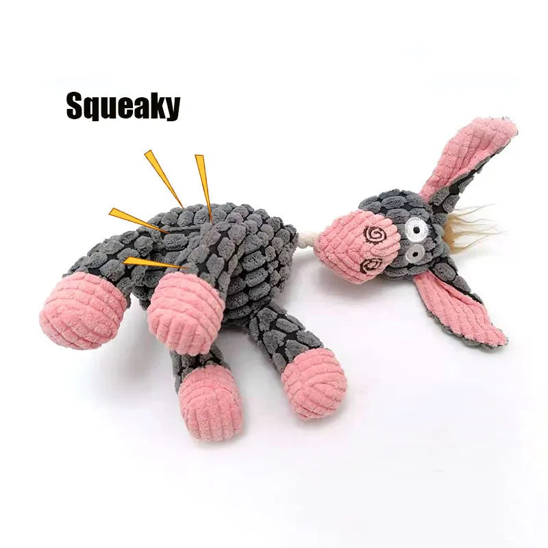 Donkey Squeaky Dog Toy