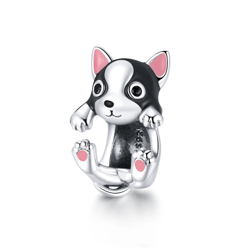 Dog Charm Silver