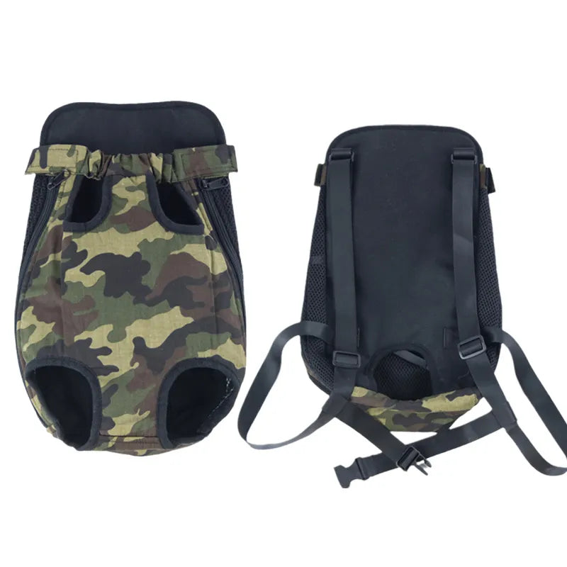 Front Backpack Dog Carrier in Camouflage