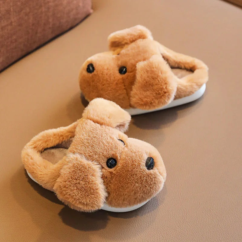 Brown Dog Slippers in Brown Slippers