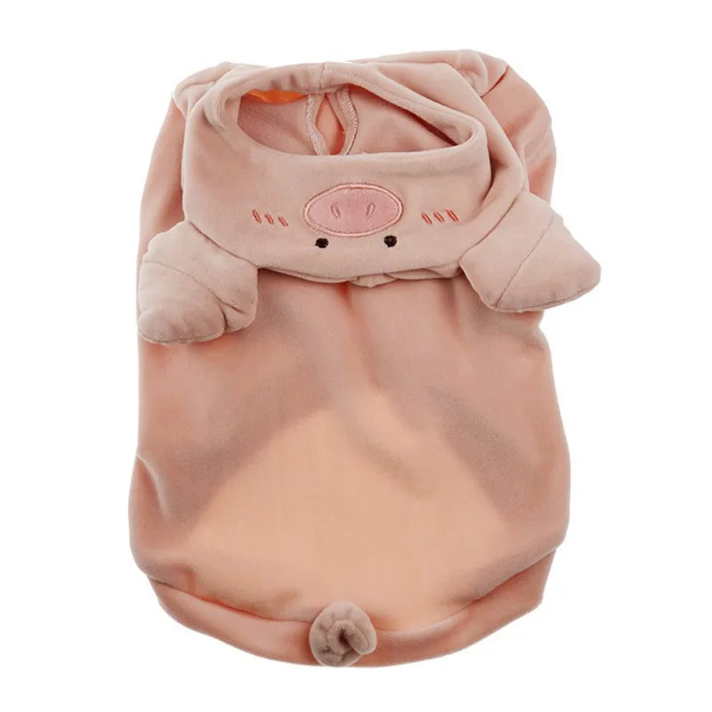 Dog Piggy Costume in Pink