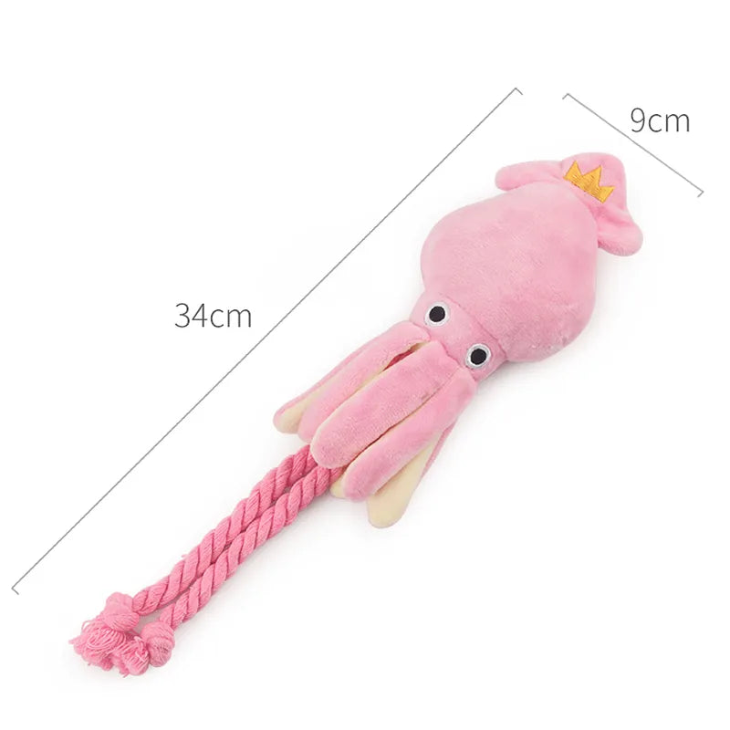 Squeaky Dog Toys in Pink