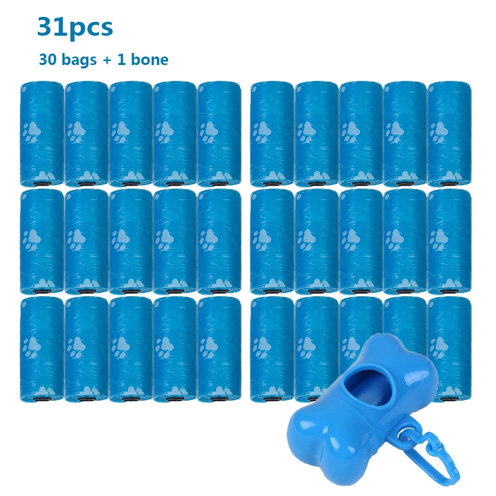 Poop Bags Dogs in Blue