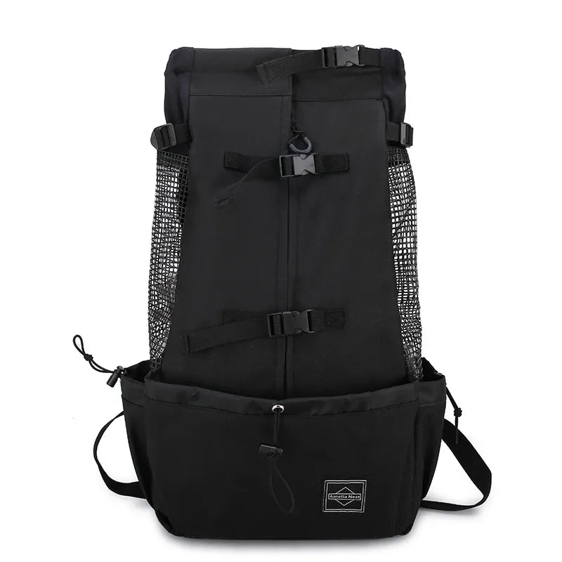 Dog Travel Backpack in Black