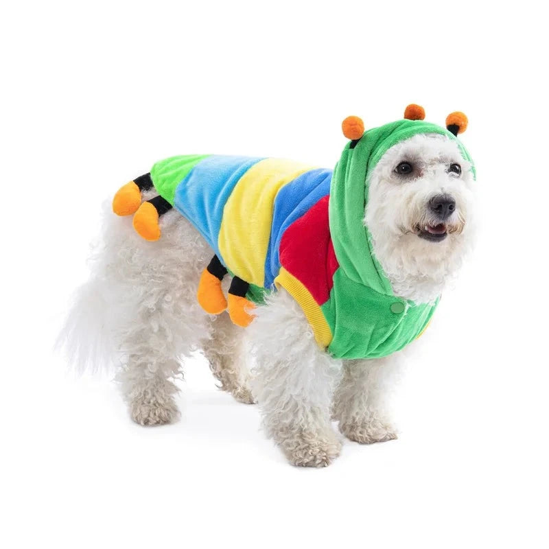 Caterpillar Dog Costume in Multi Color