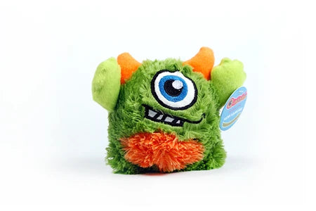 Dog Squeaky Toy Sound in Green Monster