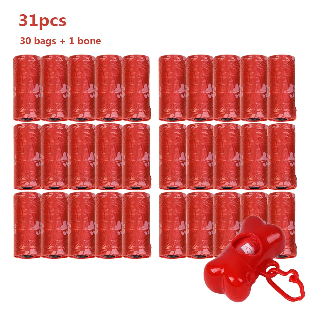 Poop Bags Dogs in Red