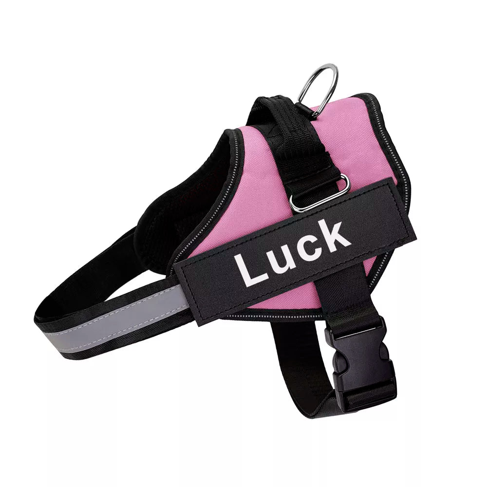 Heavy Duty Dog Harness in Pink