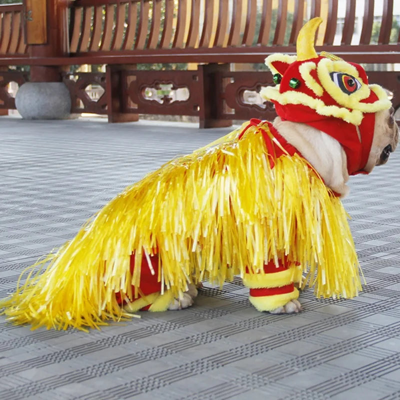 Perfect for Any Occasion: Whether it's a party, special celebration, or simply daily wear, our Chinese New Year Dog Costume is versatile and suitable for various occasions. It also makes a fantastic gift for pet lovers!