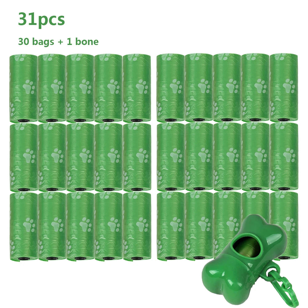 Poop Bags Dogs in Green