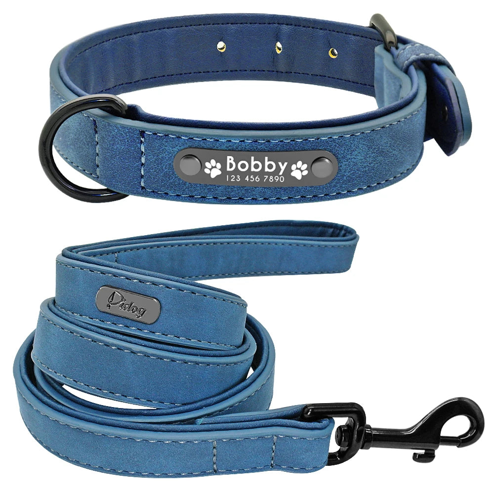 Leather Personalized Dog Collar