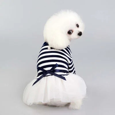 Cute Dog Dresses in Blue