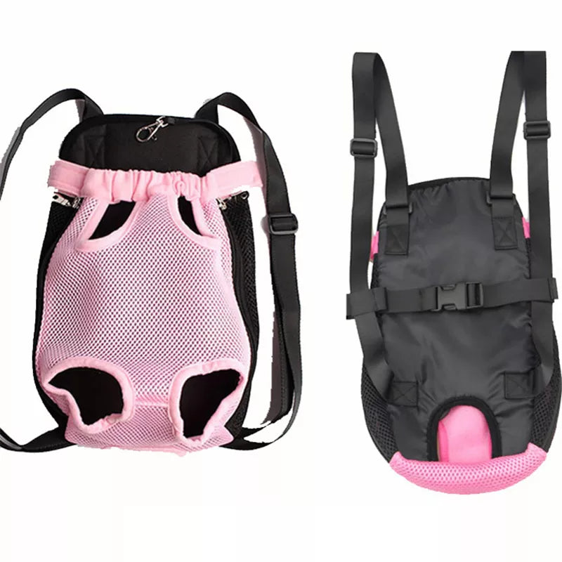Front Backpack Dog Carrier in Pink