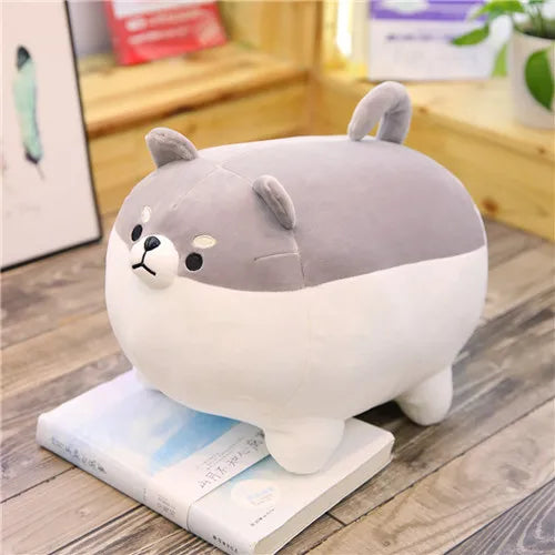 Shiba Inu Plush in Grey