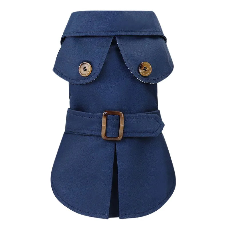 Dog Clothes Jacket in Blue