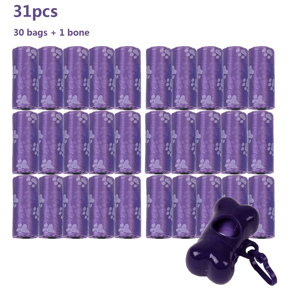 Poop Bags Dogs in Purple