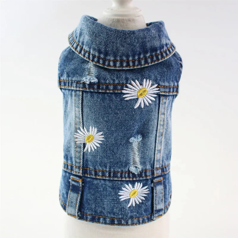 Dog Denim Jacket in Blue